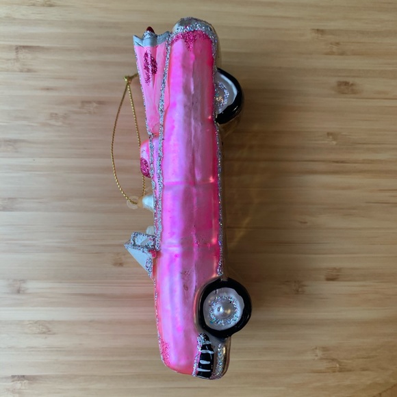 Pink Cadillac Christmas Tree Ornament (Bronners) - Picture 9 of 14
